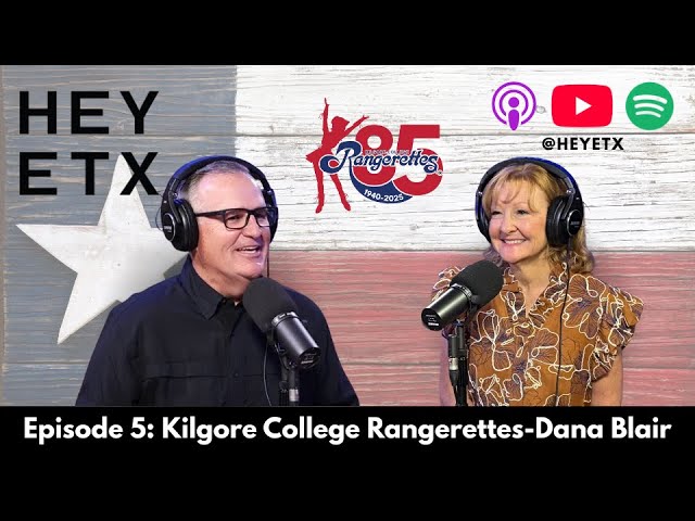 Dana Blair discussing the Kilgore College Rangerettes