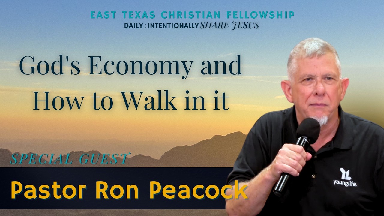 Ron Peacock speaking on God's economy